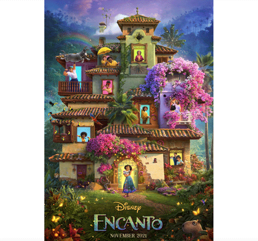 A poster for Encanto. Image courtesy of IMDb.  